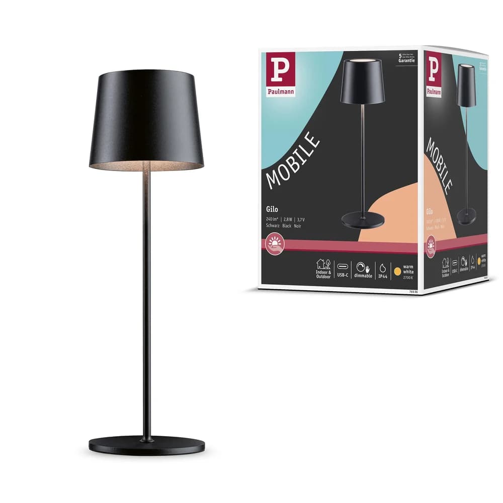 Paulmann, Tischlampe, Gilo (240 lm)