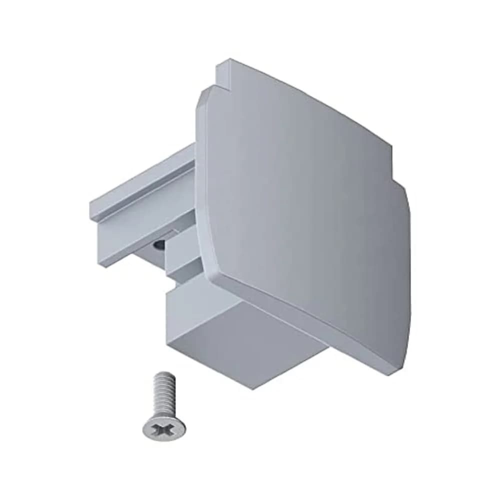 Paulmann ProRail3 Verbinder Endkappe 1er-Pack 35x31,5mm Silber 91382