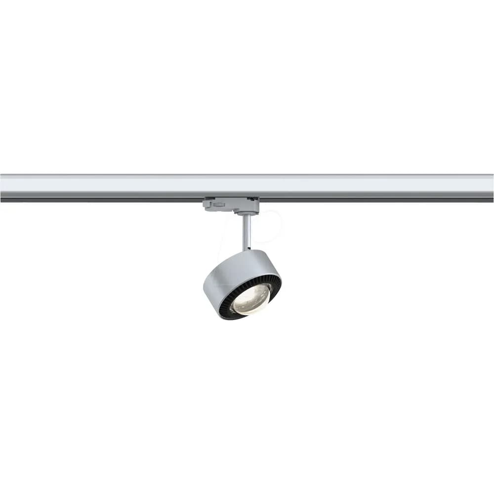 Paulmann 91388 ProRail3 LED Schienenspot Aldan 539lm 8,5W 3000K dimmbar 230V Silber/Schwarz