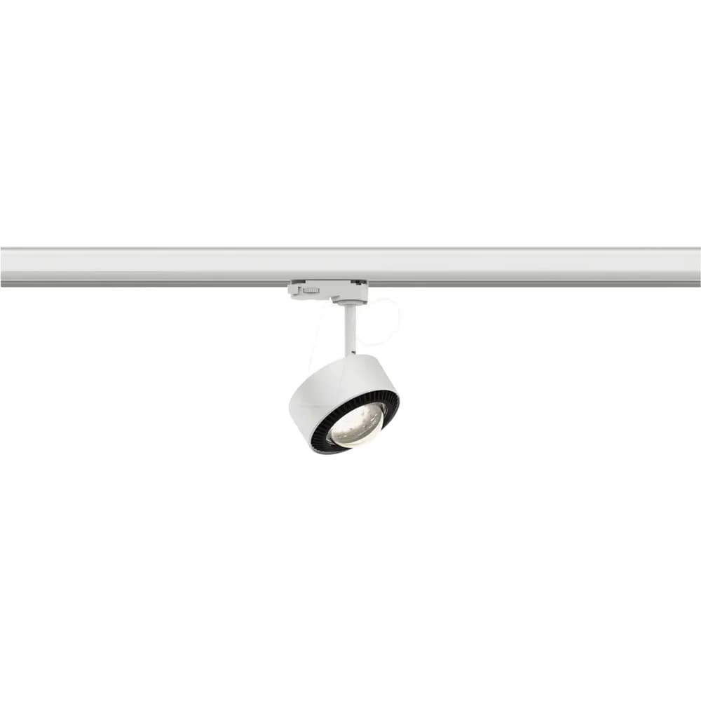 Paulmann 91389 ProRail3 LED Schienenspot Aldan 539lm 8W 3000K dimmbar 230V Weiß/Schwarz