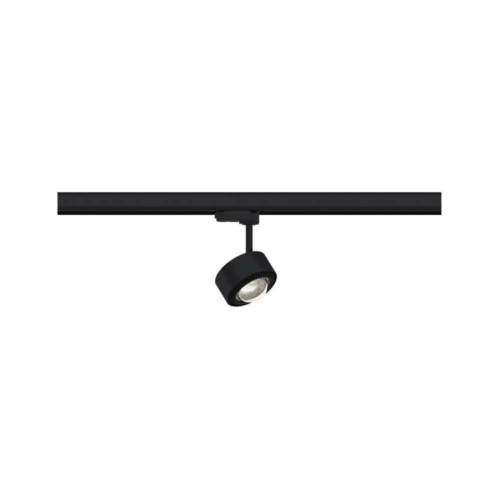 Paulmann 91390 ProRail3 LED Schienenspot Aldan 539lm 8W 3000K dimmbar 230V Schwarz/Chrom