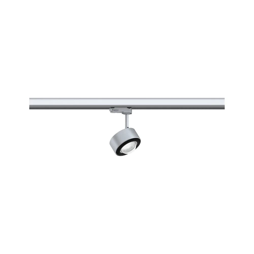 Paulmann 91391 ProRail3 LED Schienenspot Aldan 533,8lm 8W 4000K dimmbar 230V Silber/Schwarz