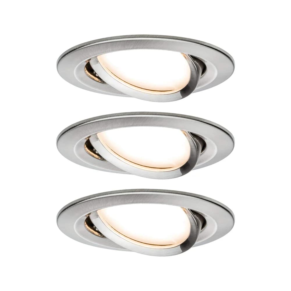 Paulmann, Einbauleuchte, Nova Plus Set (Aluminium, Zink)