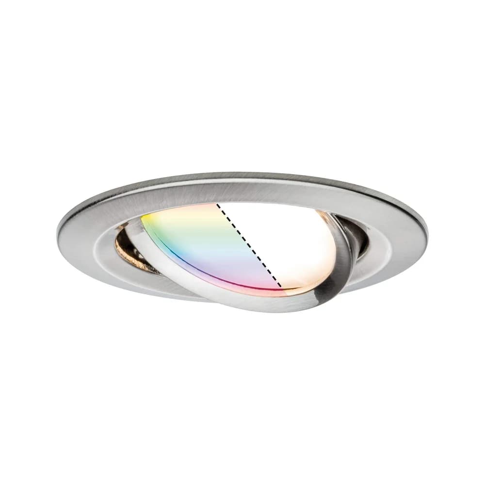 Paulmann LED Einbauleuchte Nova Plus schwenkbar - Grau
