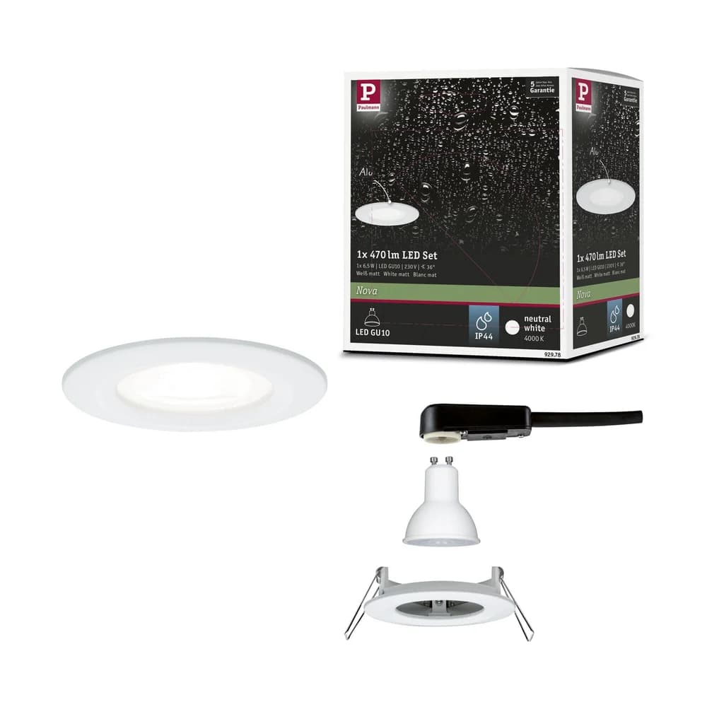 Paulmann LED Einbauleuchte Nova starr - Weiß