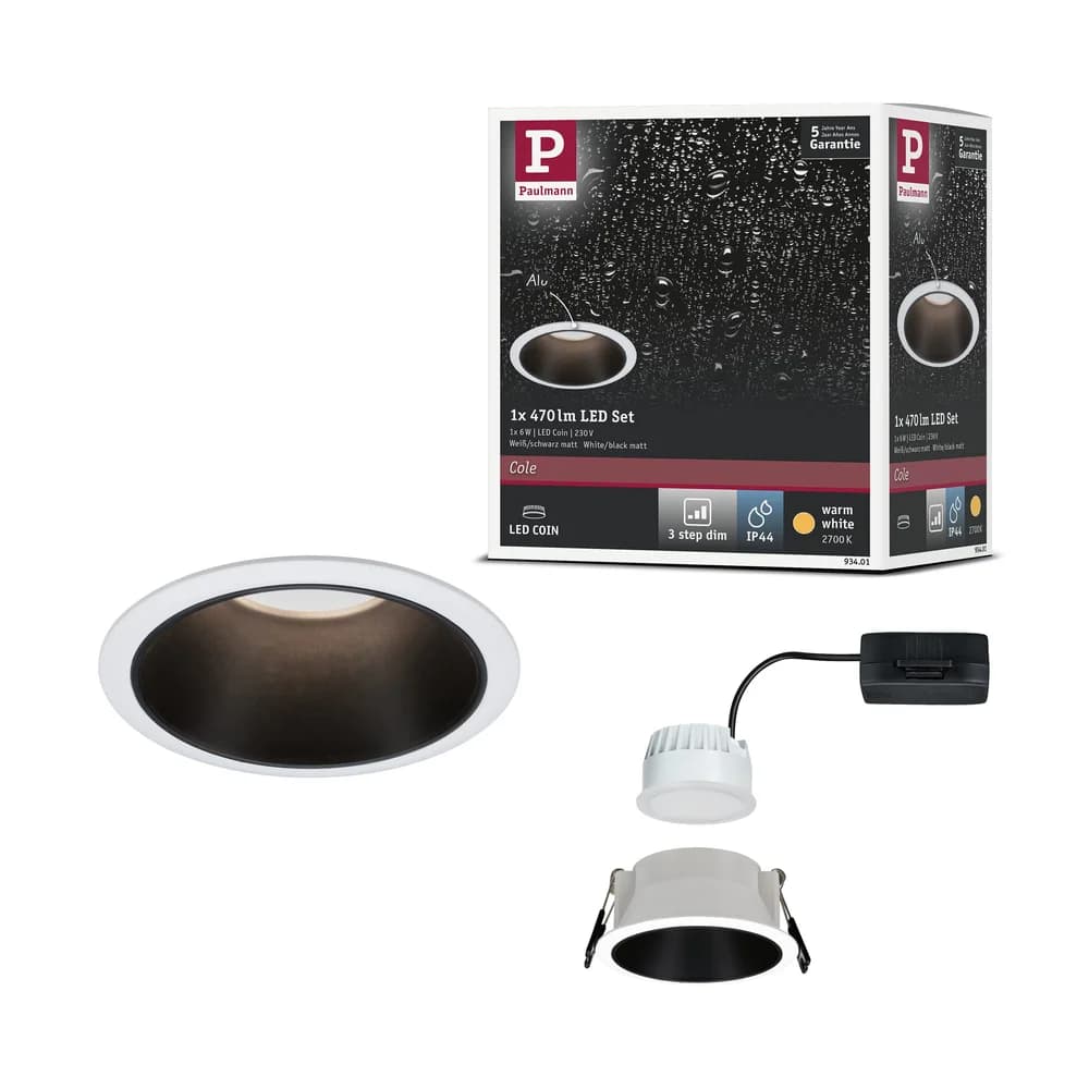 LED-Strahler Cole in Schwarz/Weiß max. 6 Watt