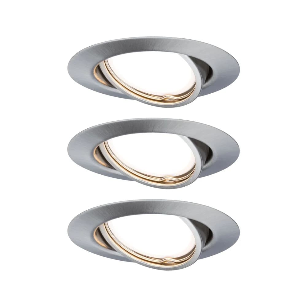 PAULMANN EBL Base rd schw LED 3x5W Eisen geb/Mt