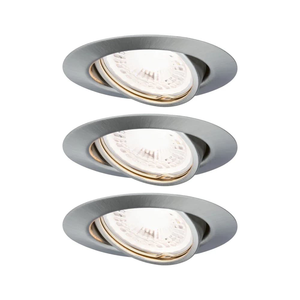 PAULMANN EBL Base rd schw LED 3stepdim 3x5W Eisen