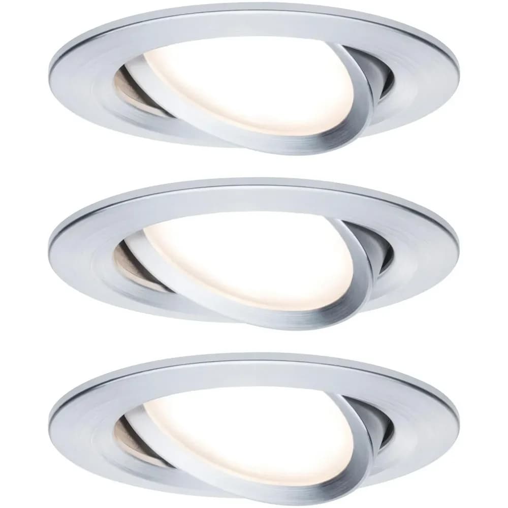 PAULMANN EBL Nova Coin 3stepdim rd schw LED 3x6W