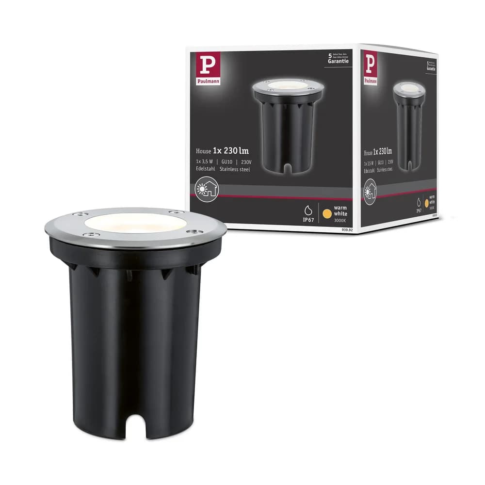 Paulmann LED Bodeneinbauleuchte - Silber