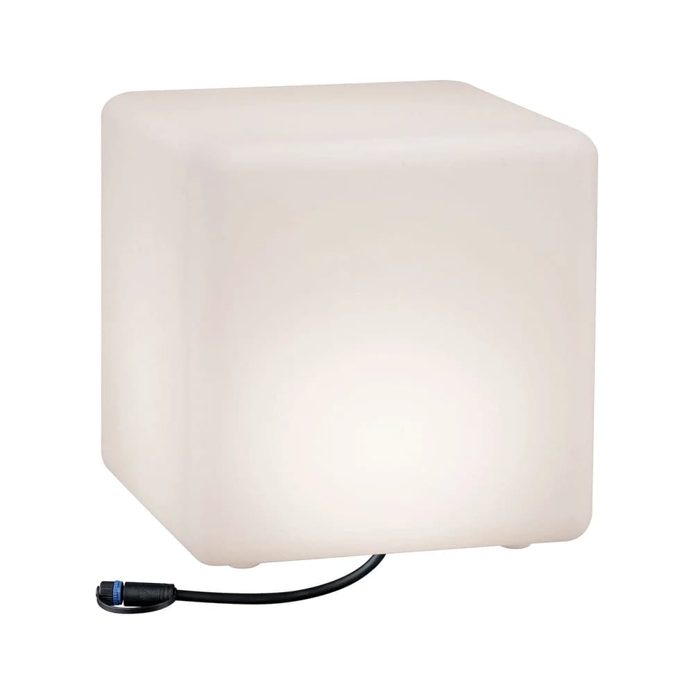 Paulmann Plug & Shine LED Lichtobjekt Cube - Weiß