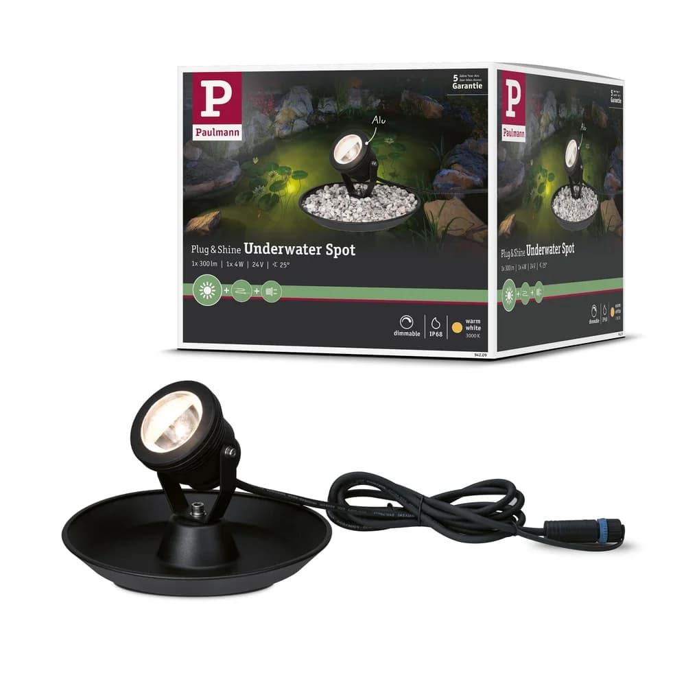 Paulmann 94209 Outdoor Plug & Shine Teich Spot IP68