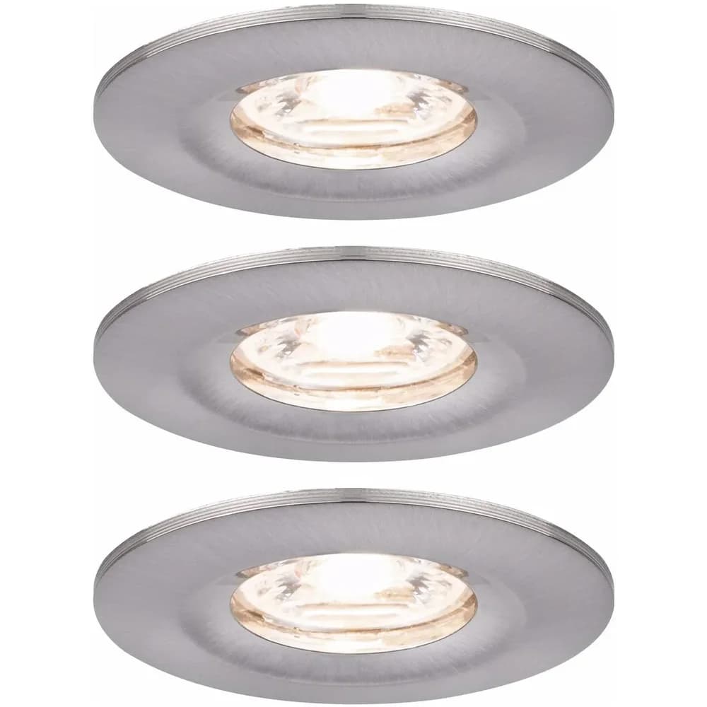 Paulmann LED Einbauleuchte Nova Mini Basisset starr - Grau