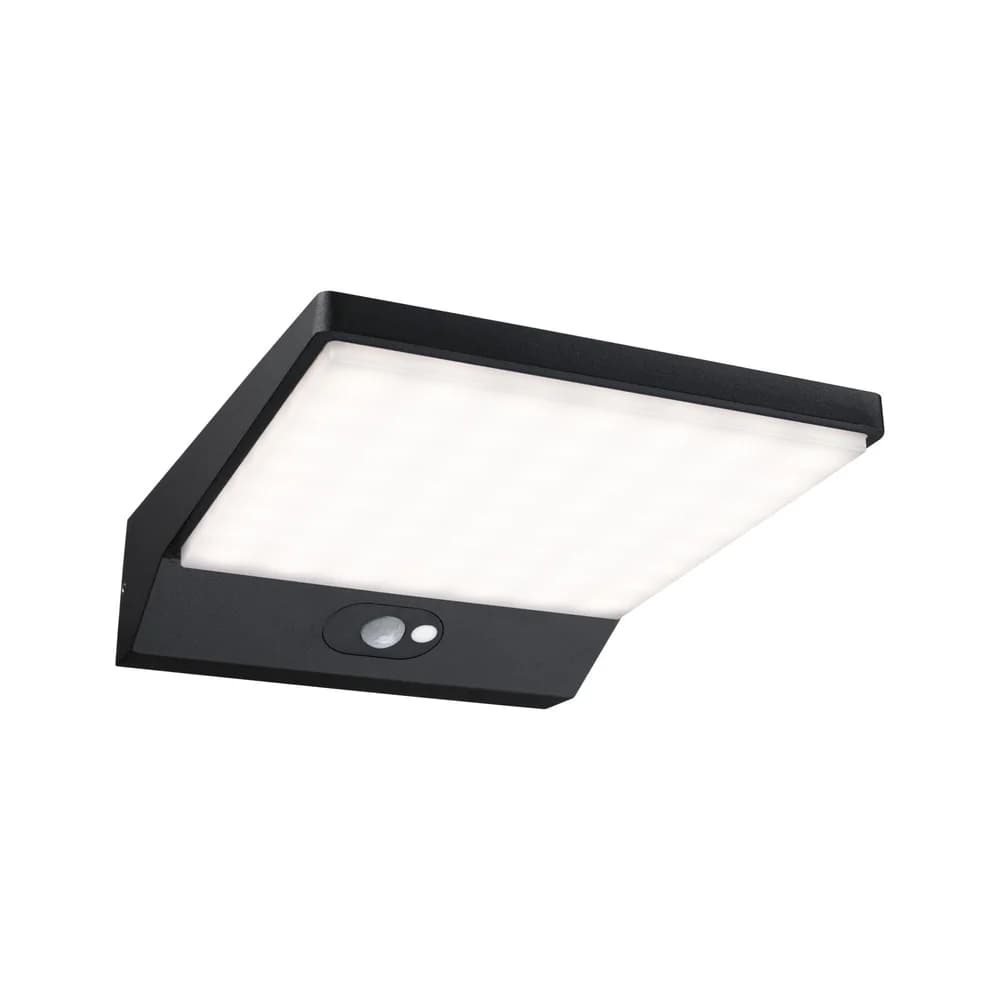 Paulmann Solar LED Außenwandleuchte Ronas - Dunkelgrau