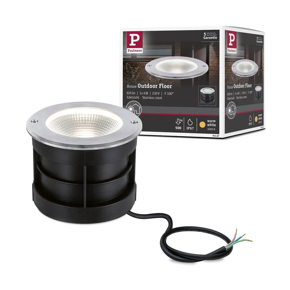 Paulmann Bodeneinbauleuchte Floor - Silber
