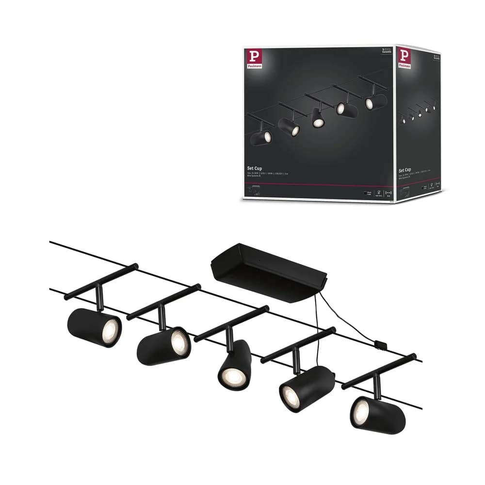 PAULMANN Seilsystem 10W schwarz 944.69