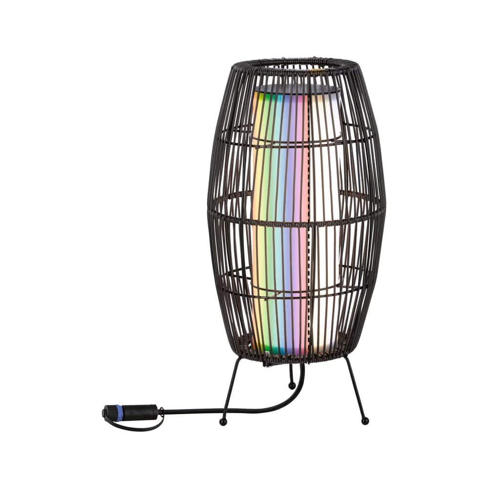Paulmann Plug & Shine LED Lichtobjekt Basket - Schwarz