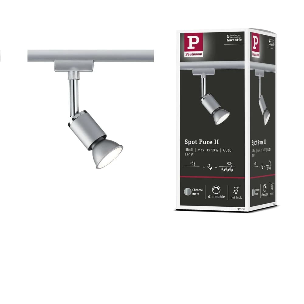 Schienensystem-Strahler Spot Pure II max. 10 Watt