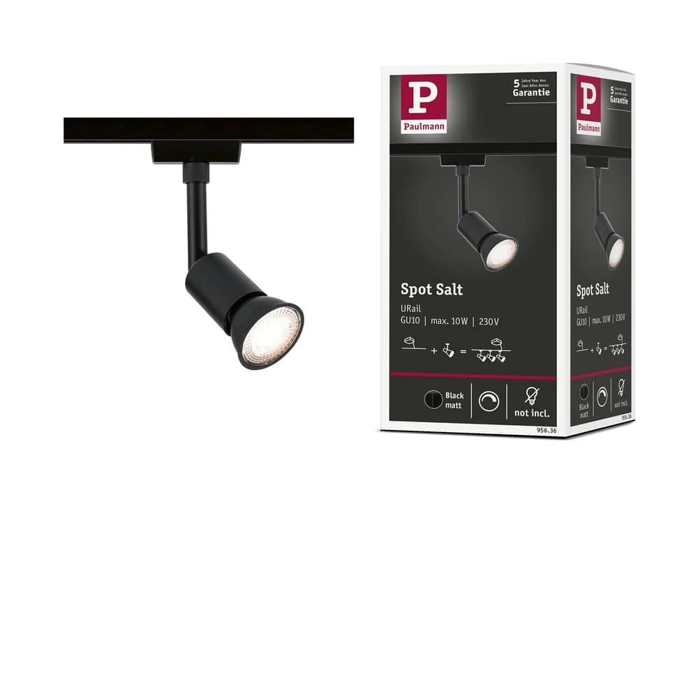 PAULMANN URail Spot Salt max 1x10W GU10 Sw m Kst