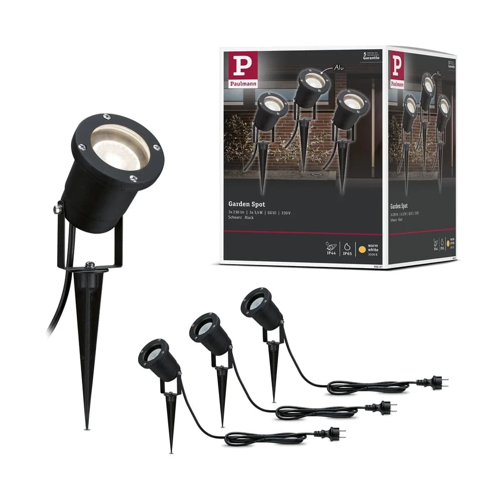 Paulmann LED Gartenstrahler - Schwarz