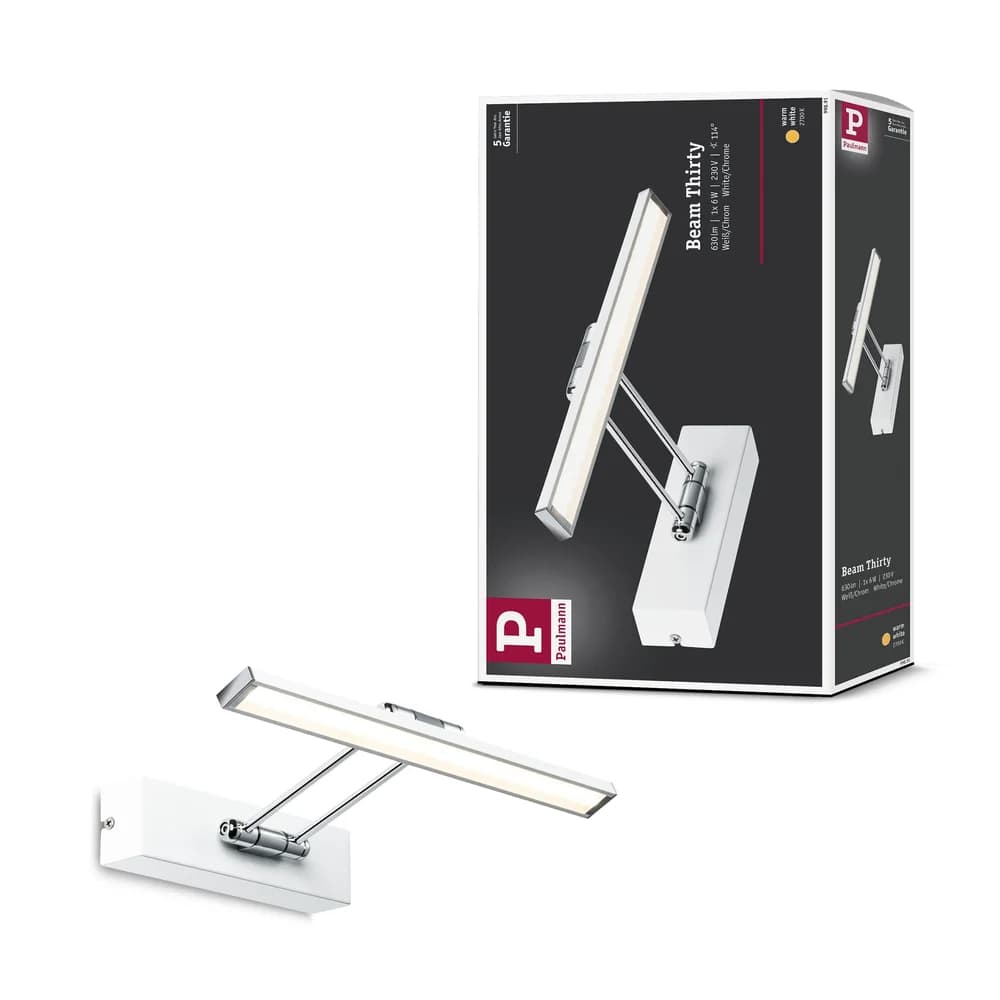 PAULMANN Galeria LED Bilderl Beam Thirty 5W Ws/Ch