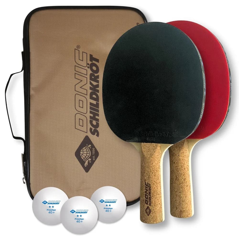 Donic-Schildkröt Tischtennisschläger TT-Set PERSSON 500 Kork in Tragetas
