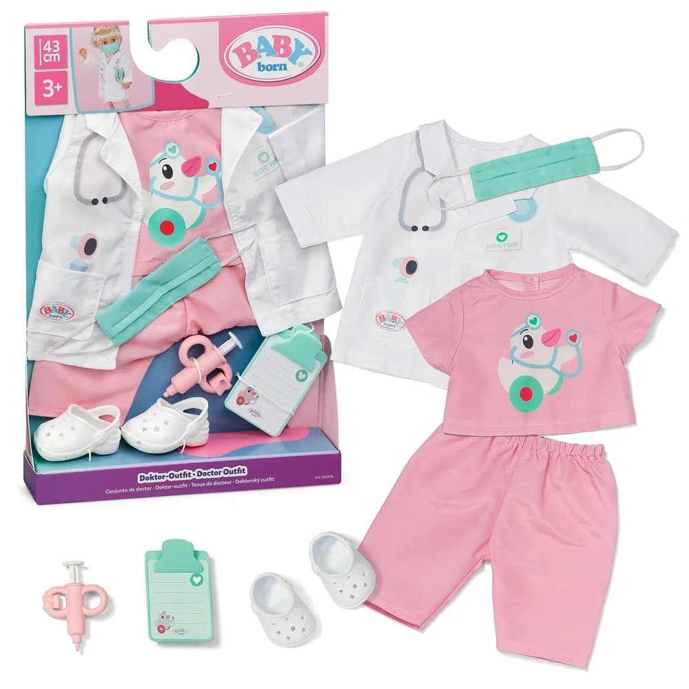 Zapf Creation® Puppenkleidung BABY born Doktor-Outfit 43cm