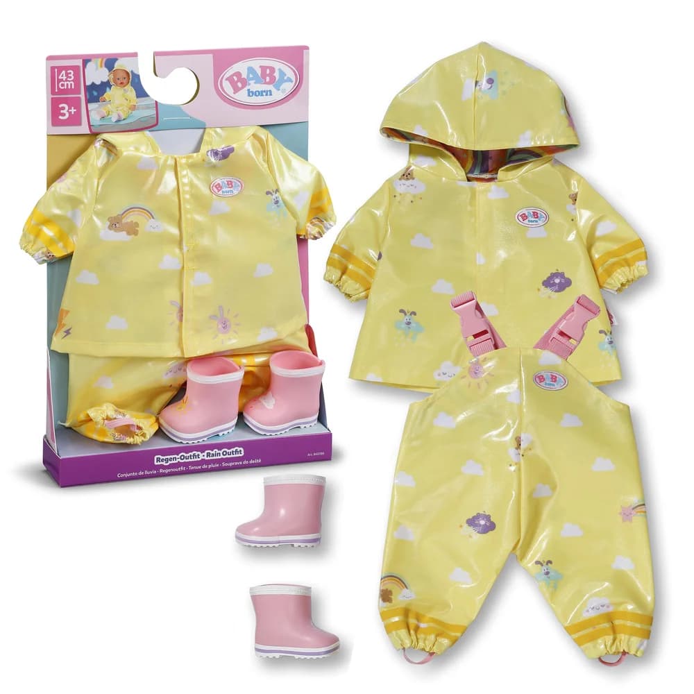 Baby Born Puppenkleidung Regen-Outfit, 43cm bunt