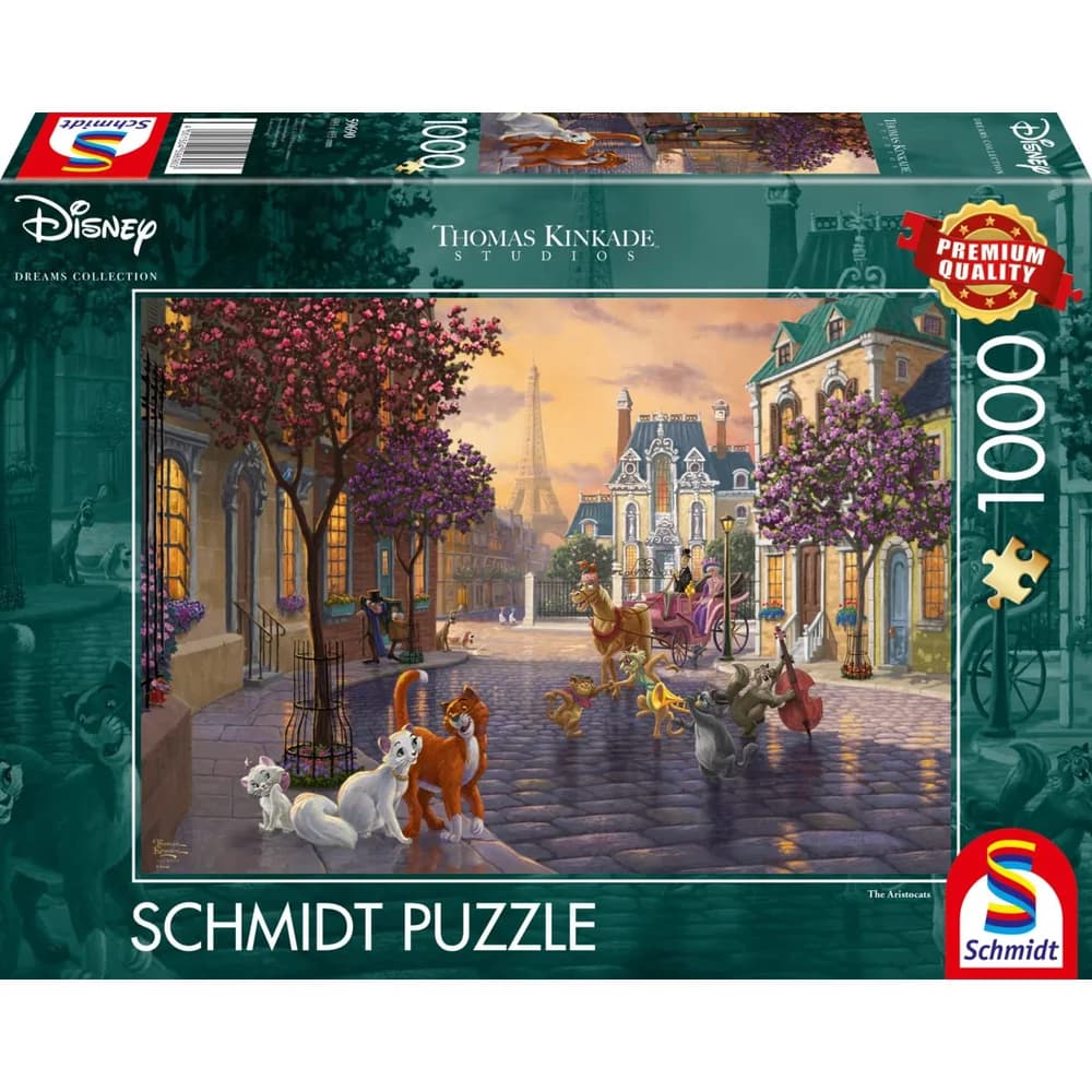 Schmidt Spiele Puzzle Puzzle - Disney: The Aristocats (1000 Teile), Puzzleteile