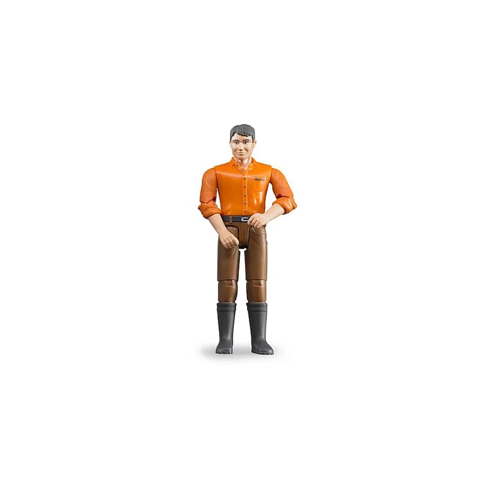 Bruder® Spielfigur 60007 - Mann mit hellem Hauttyp und brauner Hose
