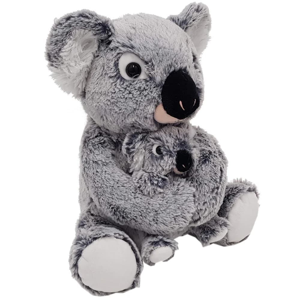 Heunec 247673 MISANIMO Koala Bär mit Baby 27cm Plüschtier mehrfarbig - Grau