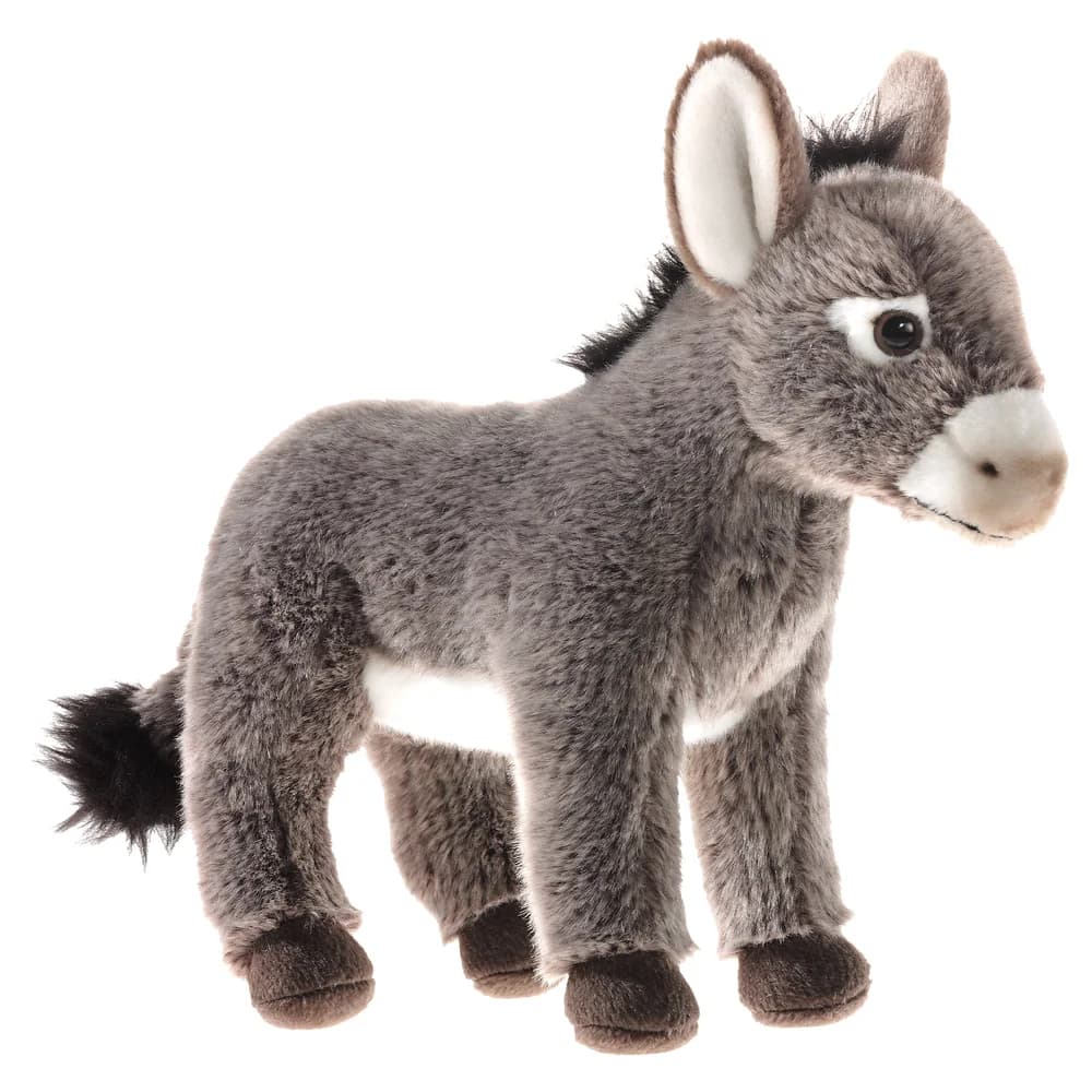 Heunec® Kuscheltier Streichelzoo, Esel grau