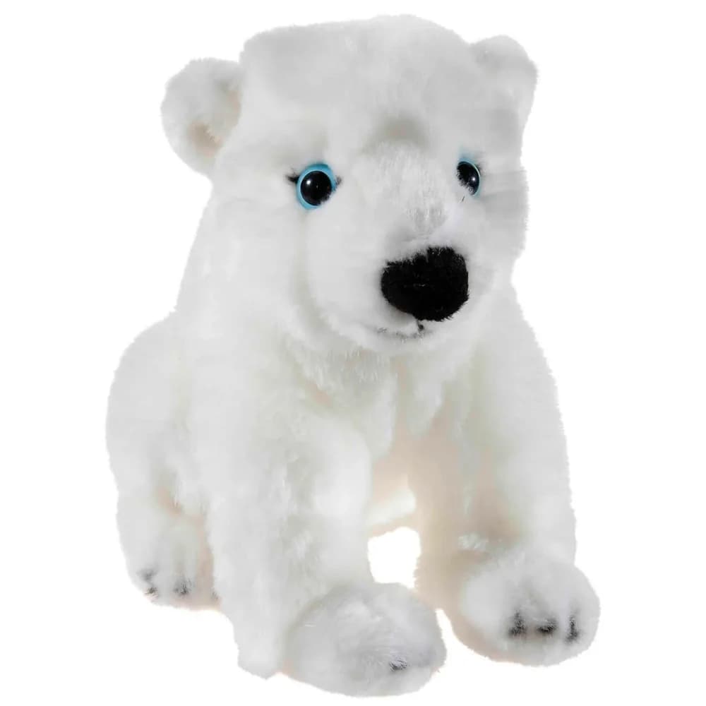 Heunec® Kuscheltier Bedrohte Tiere, Eisbär 25 cm weiß