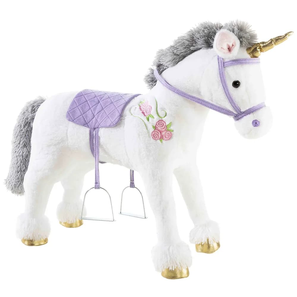 Heunec® Kuscheltier Einhorn stehend, 75cm weiß
