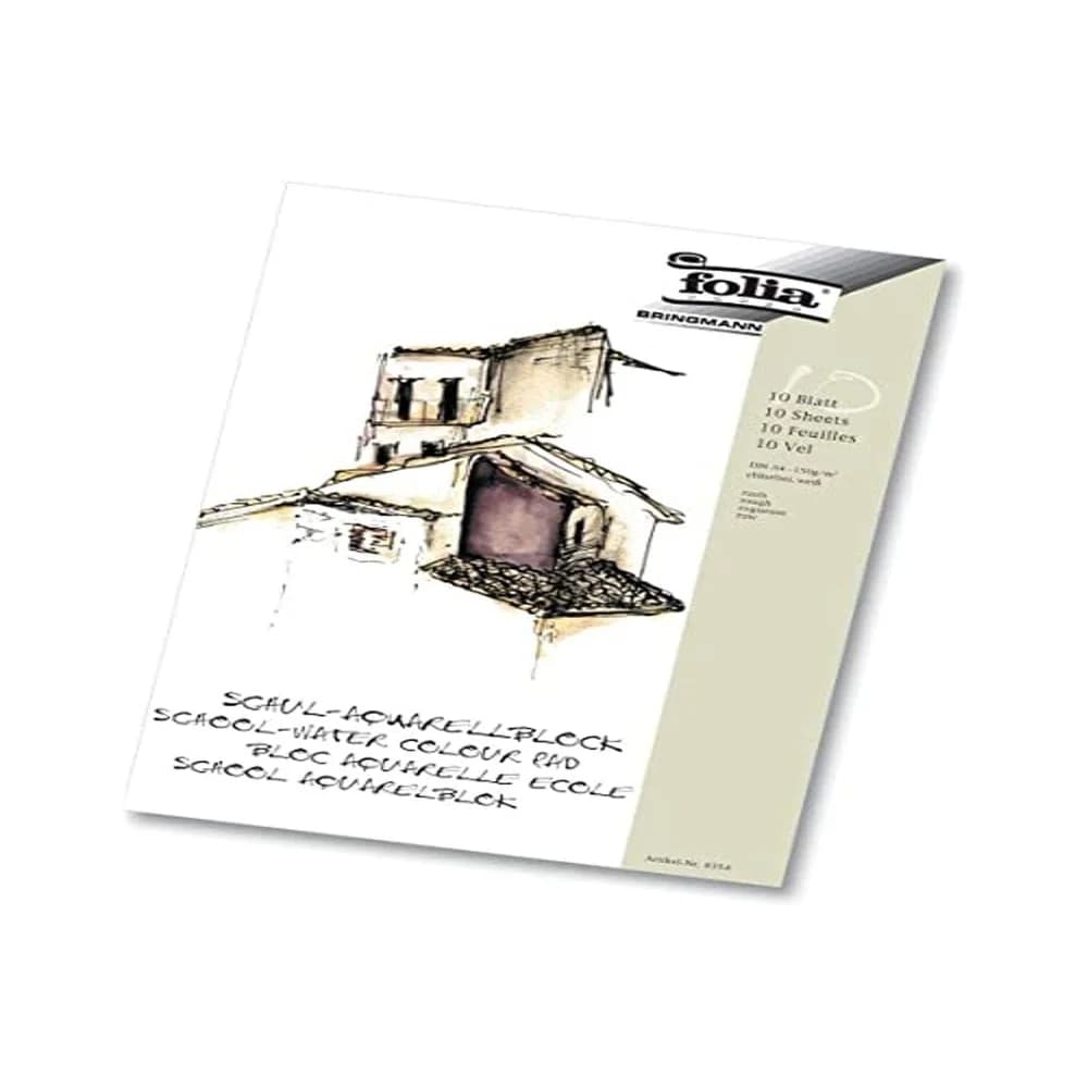 folia Aquarellblock DIN A3 10 Blatt