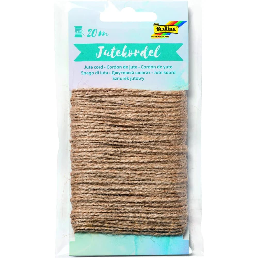 folia Kordeln 3 mm x 20 m beige