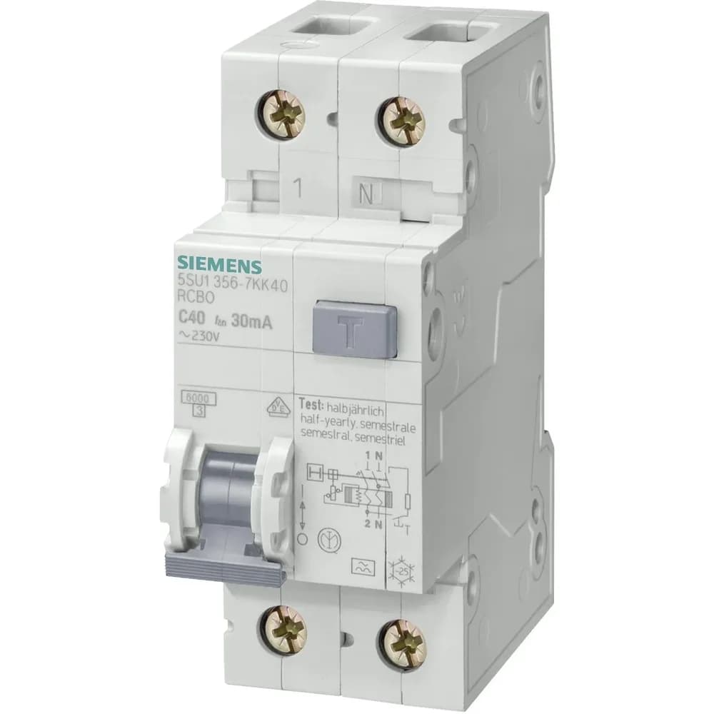 Siemens, Schutzschalter, FI-Schutzschalter