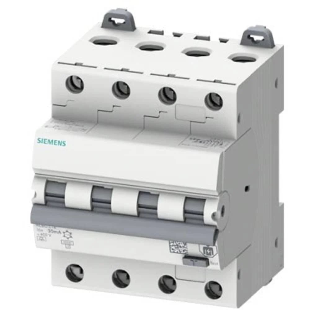 RCBO combi switch 3P+N 30mA 6kA C16A
