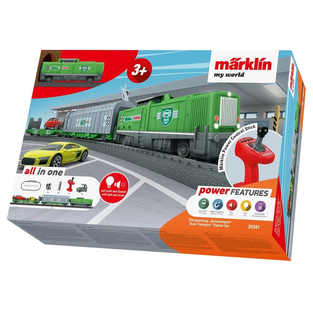 Märklin Spielzeug-Eisenbahn H0 Startpackung Autotransport 29347