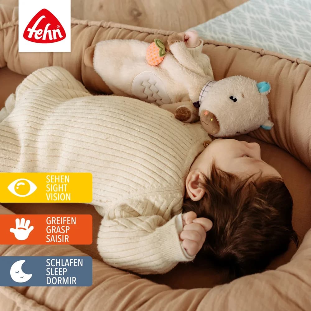 Fehn Kuscheltuch Capybara Clara beige|braun