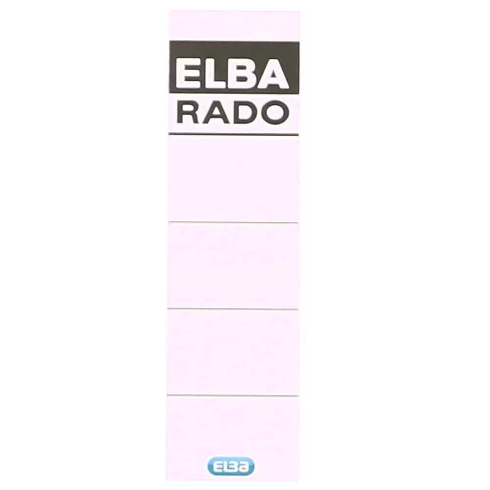 ELBA Etiketten Rückenschild 10er kurz breit weiss ca 44x159mm 04297
