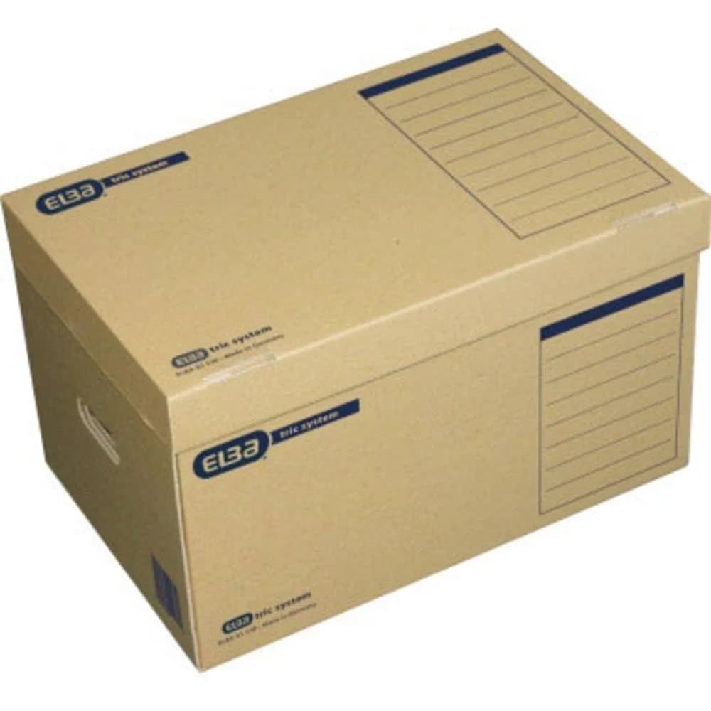 ELBA Briefablage Systemcontainer tric 54.5x32.0x 36.0 cm mit Klappdeckel Packung