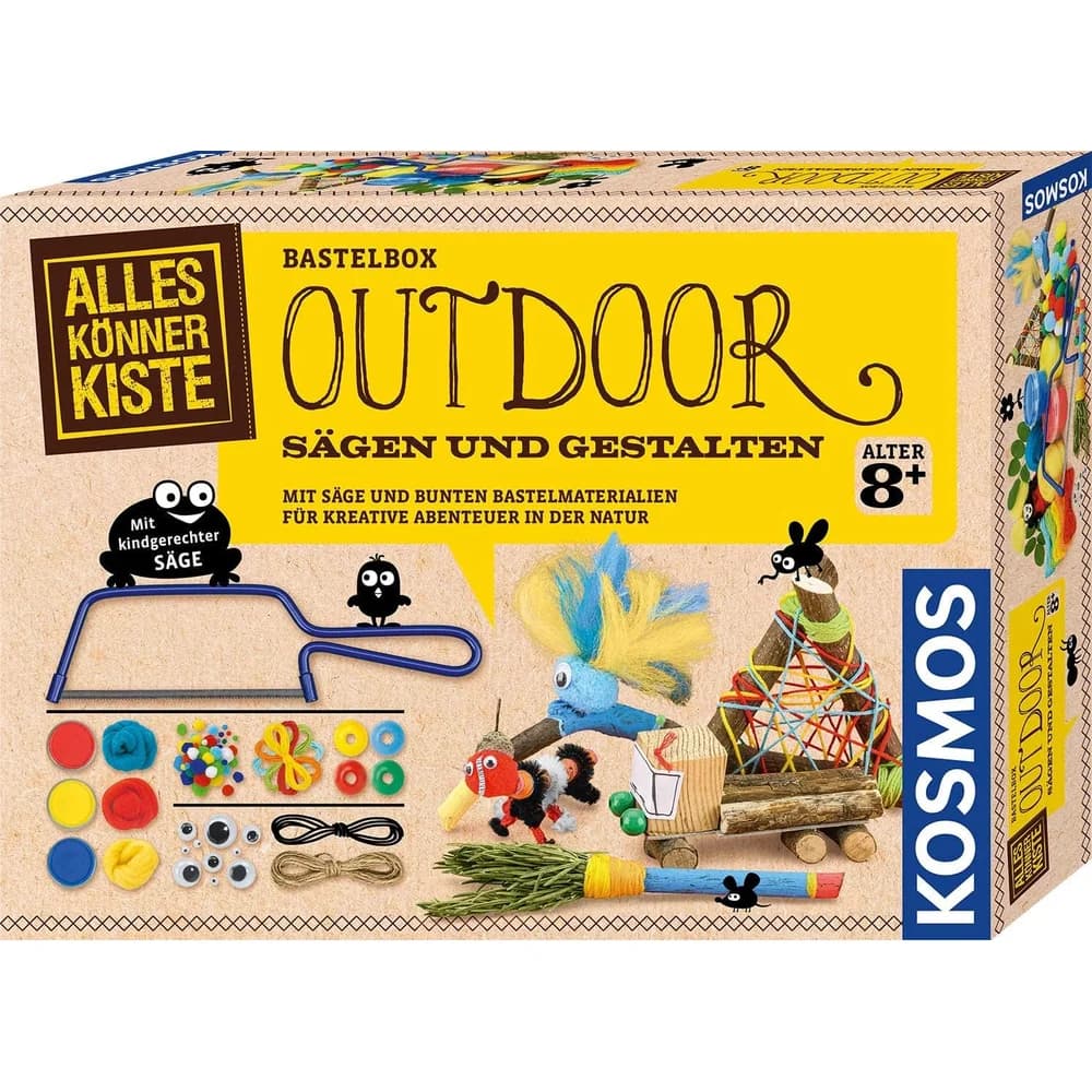 Kosmos Spiel Outdoor Sägen und Gestalten (Bastelbox)