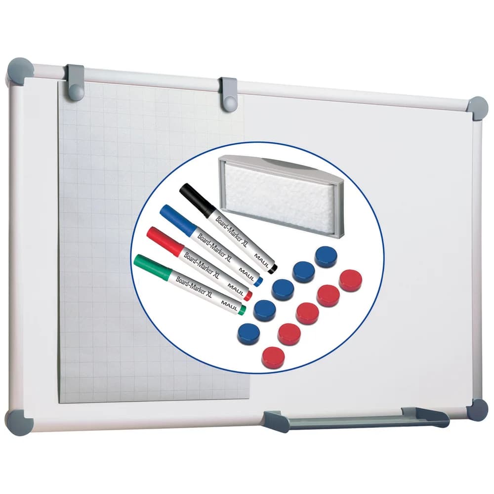 MAUL Whiteboard MAULpro 2000 6309584 90x120cm grau
