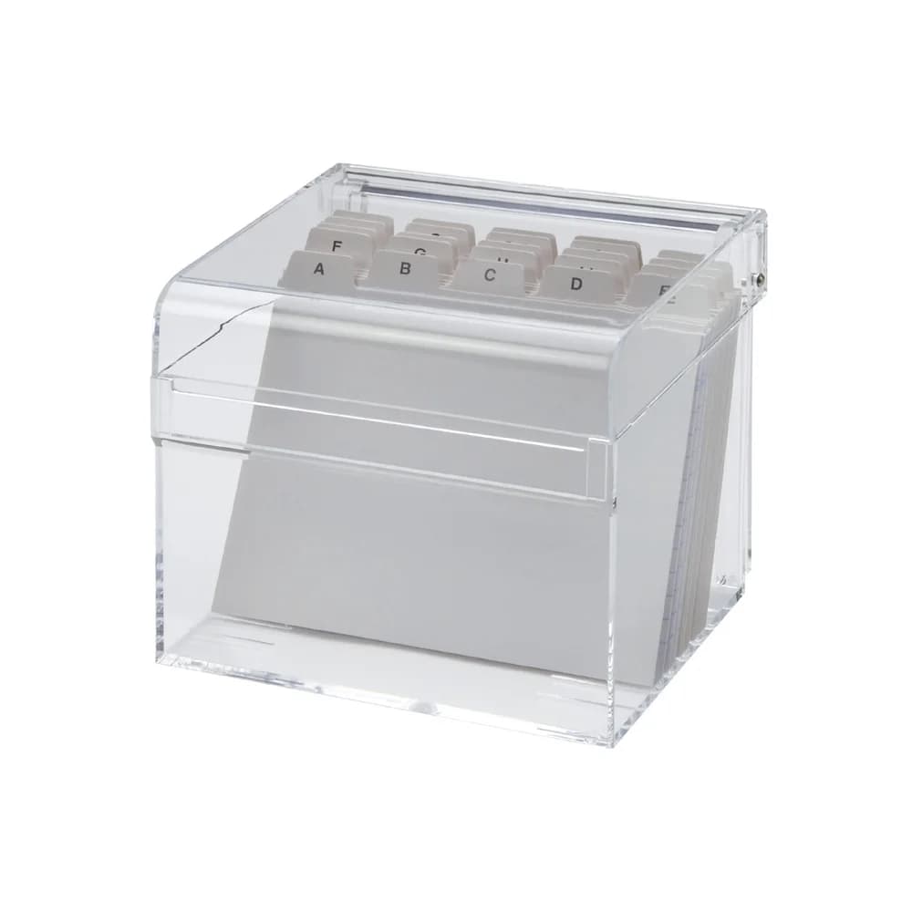 MAUL 19528-05 Acryl Karteikasten A6 glasklar(T)
