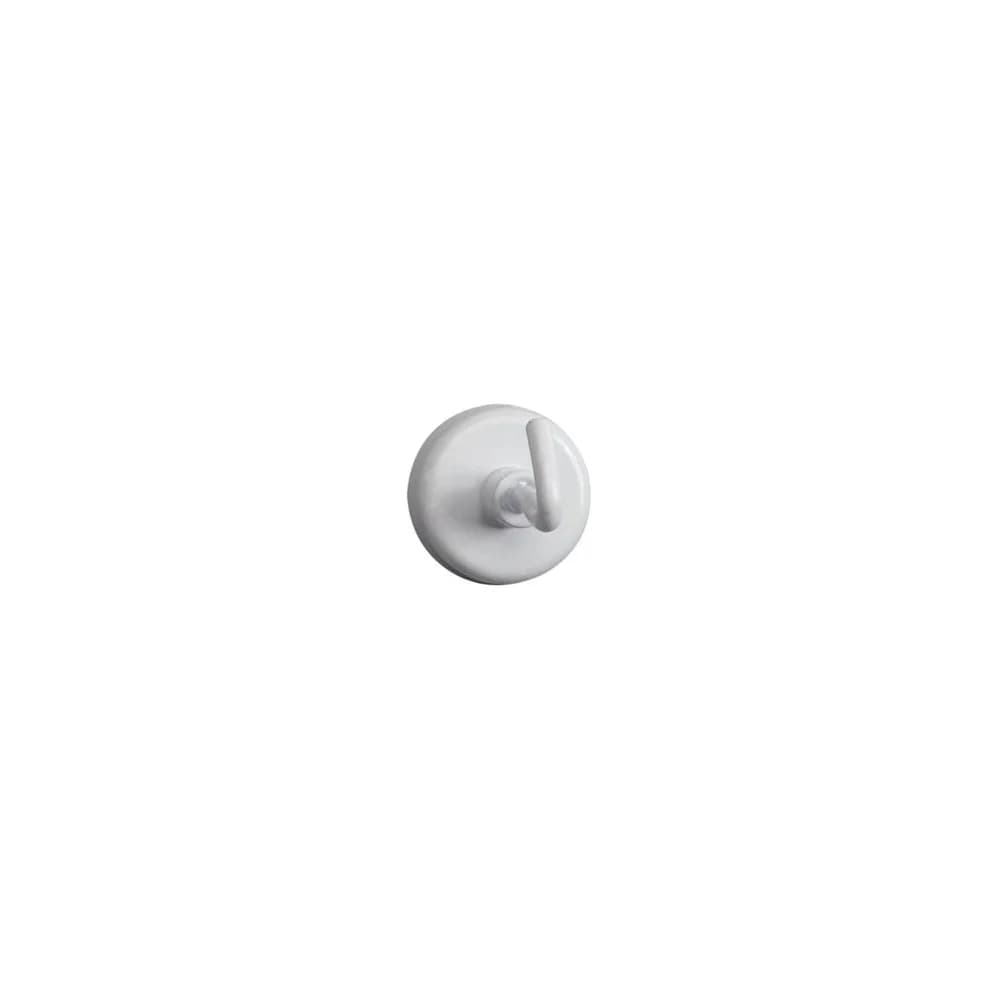 MAUL Magnet Kraftmagnet mit Haken 25mm weiß VE=5 Stück weiß