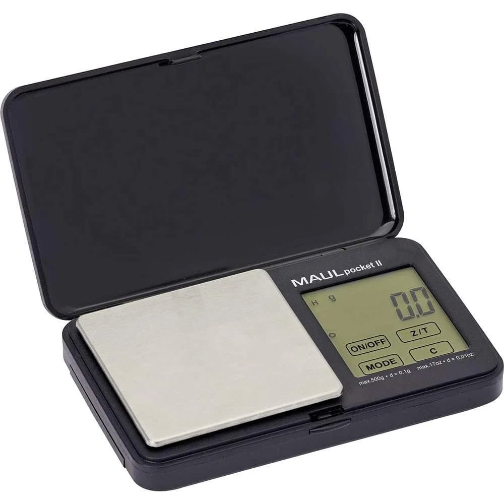 MAUL Taschenwaage MAULpocket II, Tragkraft: 500 g, schwarz