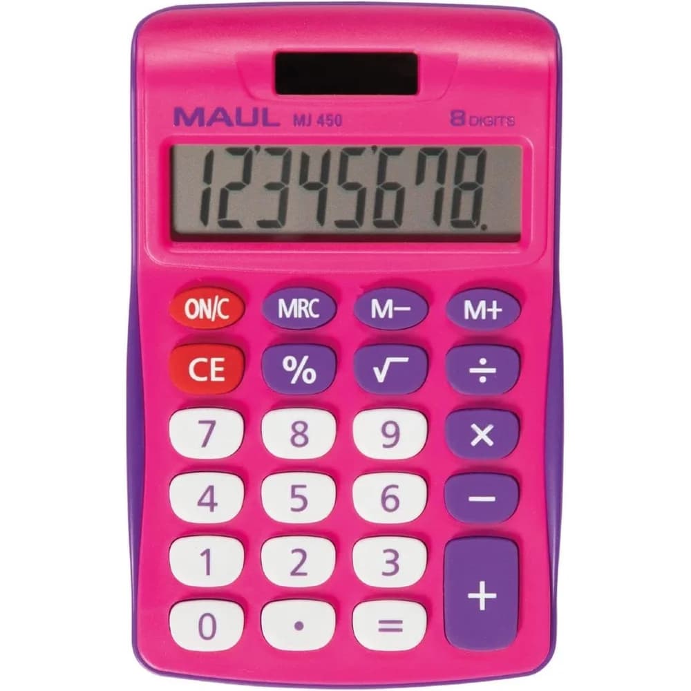 MAUL Tischrechner MJ450 pink