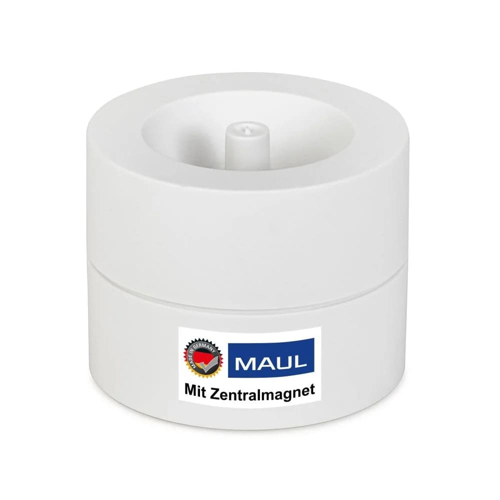 MAUL Büroklammer Klammernspender Maulpro RC 73x60mm weiß weiß