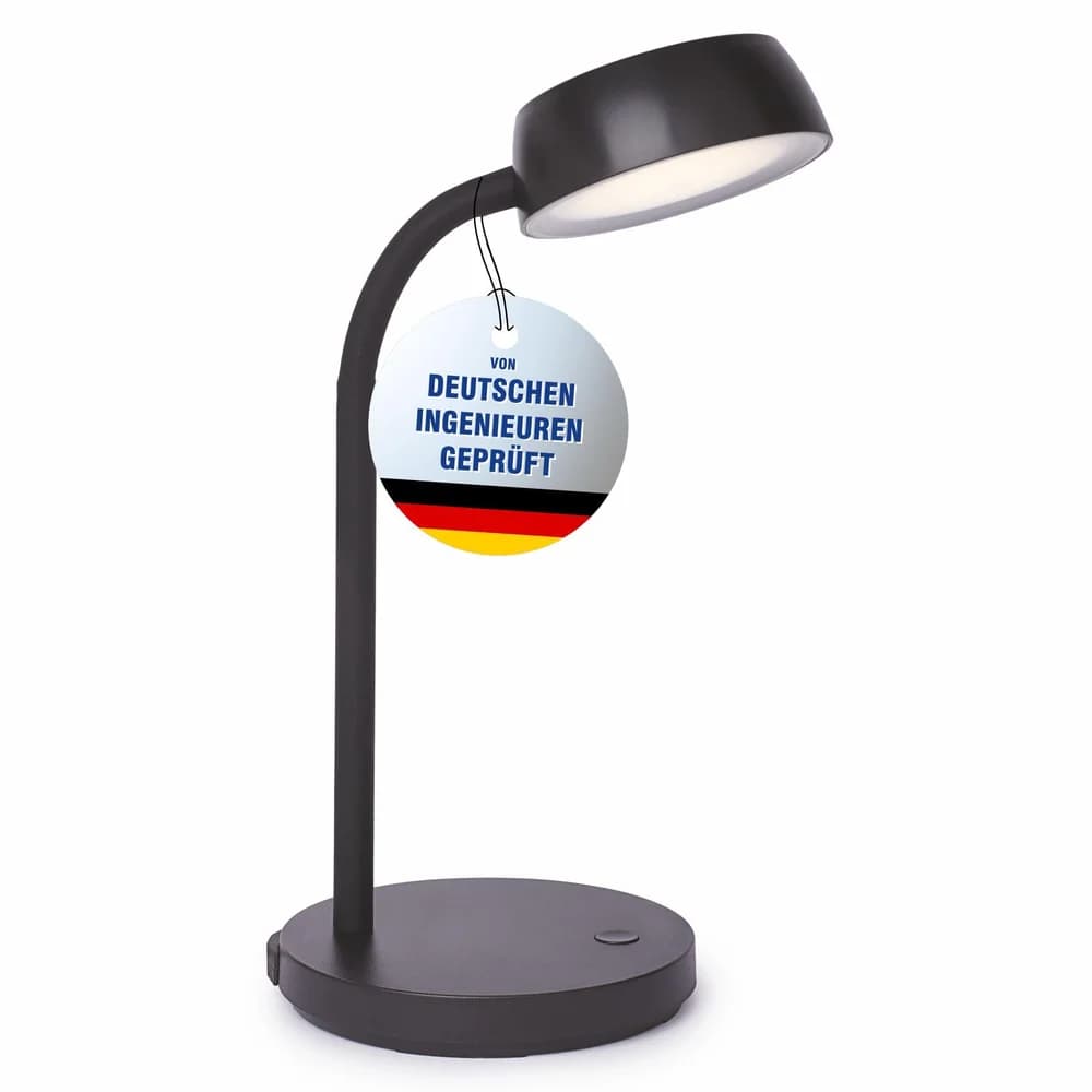 MAUL Tischleuchte MAULabby LED 3.000 K Standfuß schwarz